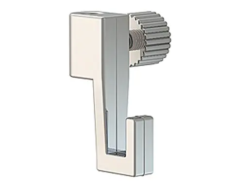 [94205] Crochet léger, vis nickelée