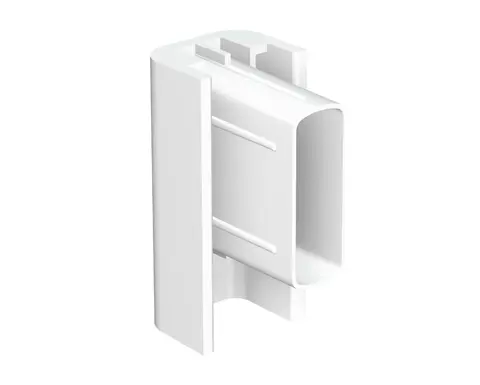 Bouchon fin de rail blanc